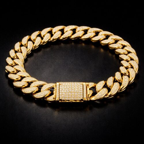 24K フルダイヤブレスレット